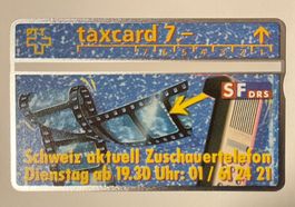 taxcard 7.- SF DRS Schweiz aktuell Zuschauertelefon