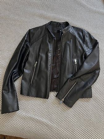 Lederjacke schwarz