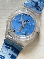 Swatch Uhr Fussball Motiv 