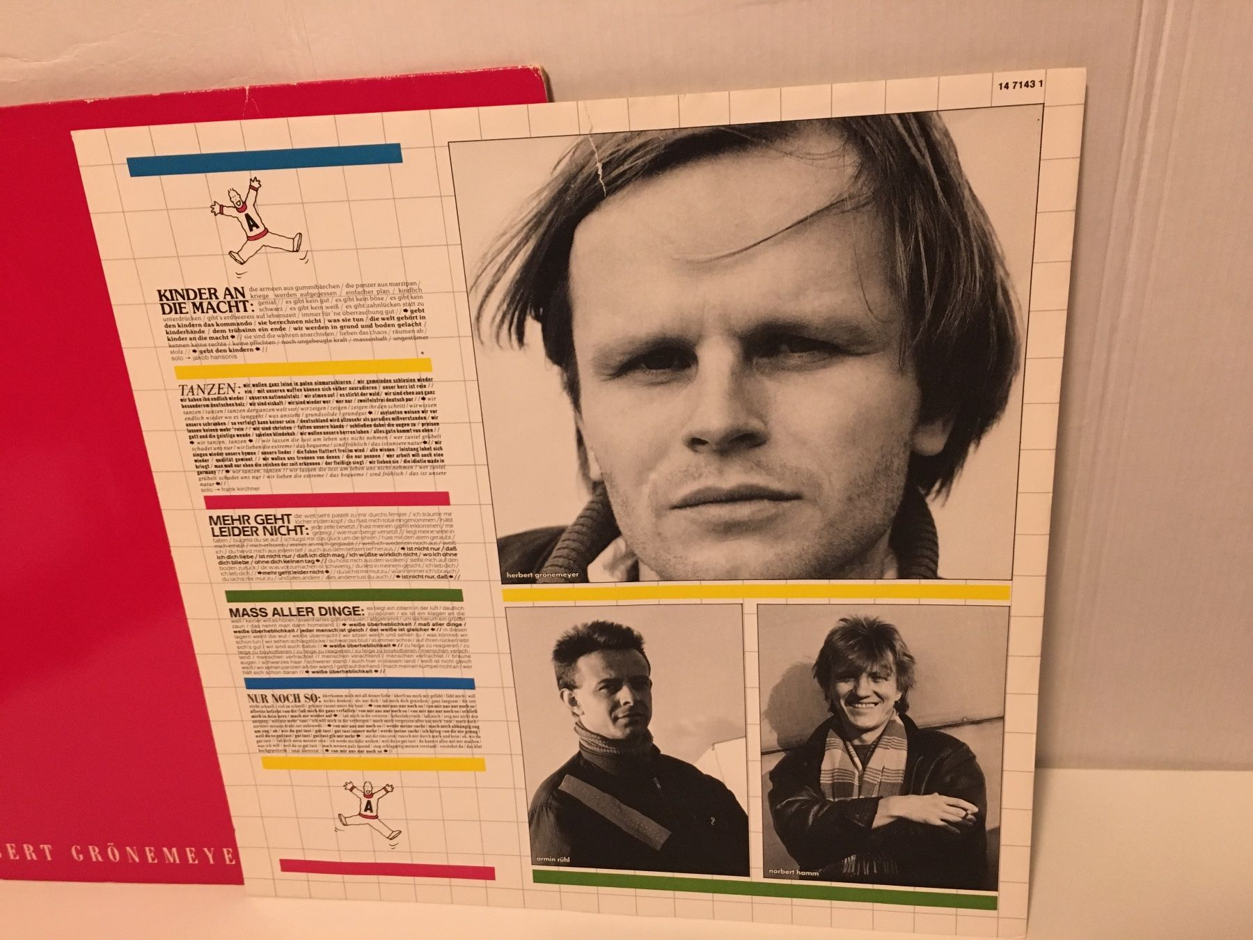 Schallplatten: Schallplatte - HERBERT GRÖNEMEYER - SPRÜNGE - EMI - 1986 – Gebraucht aus Andwil SG von Rainboli 4