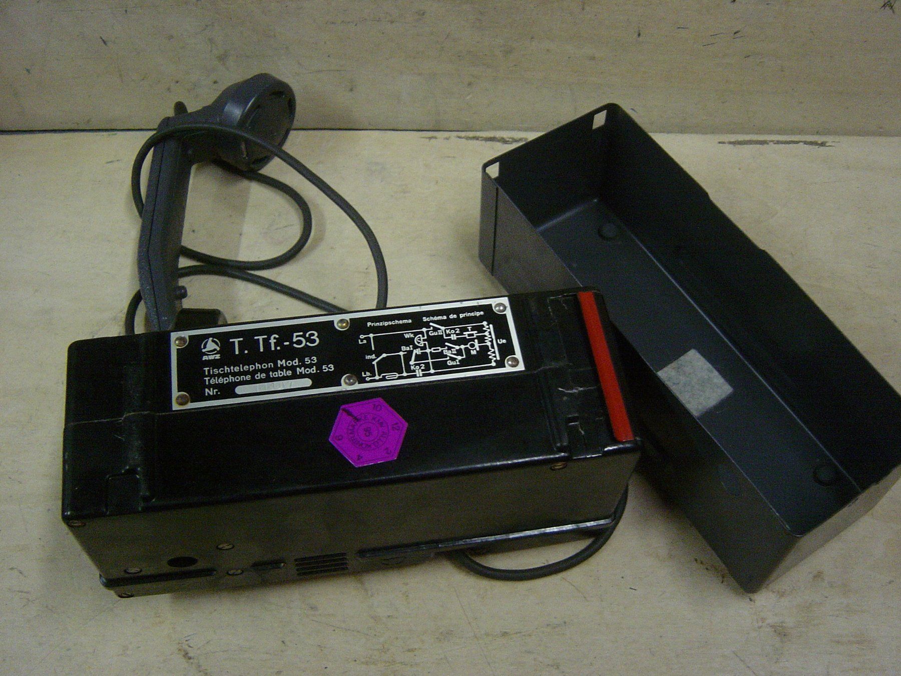 Telefone: Tischtelefon T.Tf.-53 Schweizer Armee – Gebraucht aus Safenwil von  4