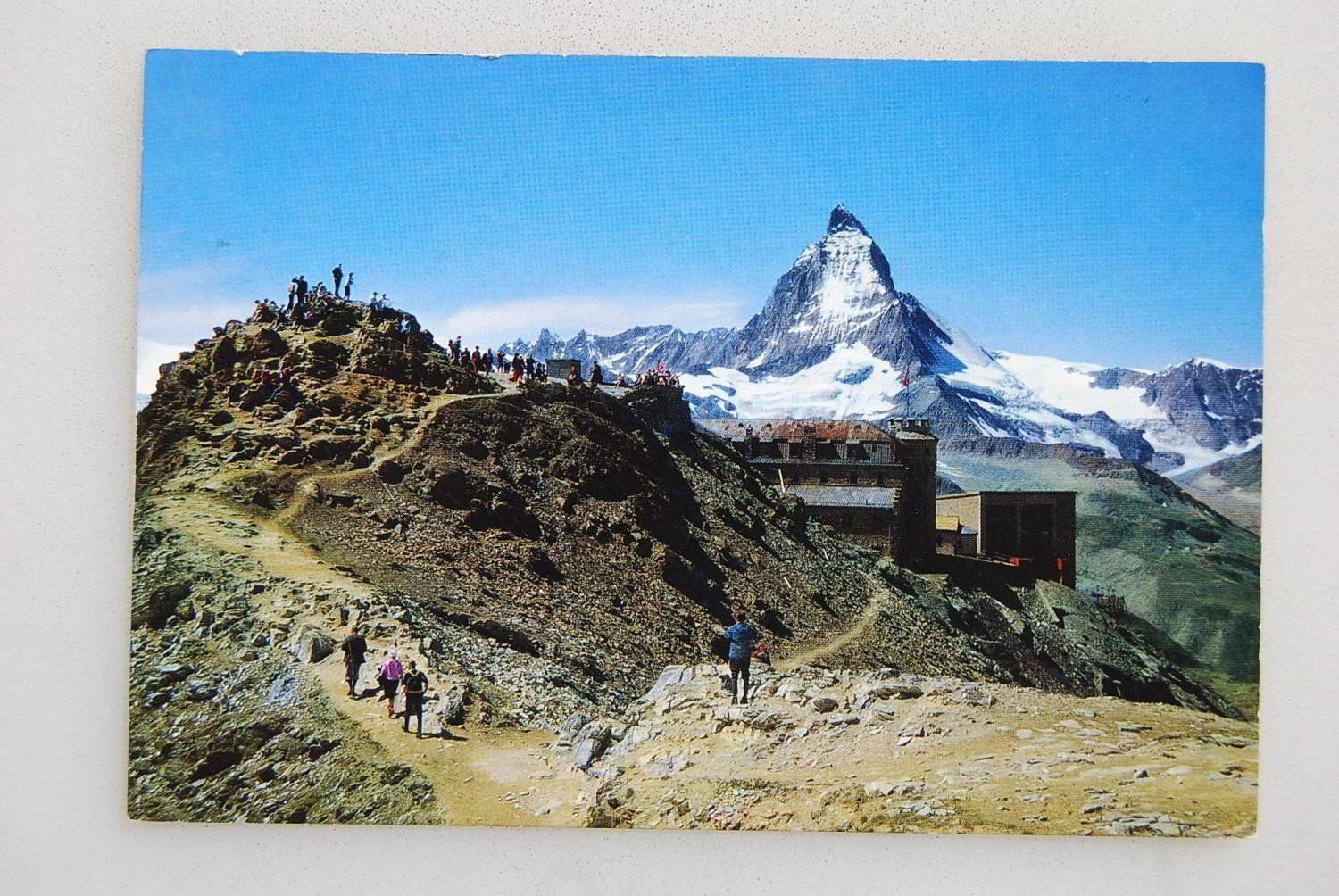 Cartoline postali: AK Zermatt, Gornergrat mit Kulmhotel 1969 – Usato da Rüfenacht BE venduto da Toro06