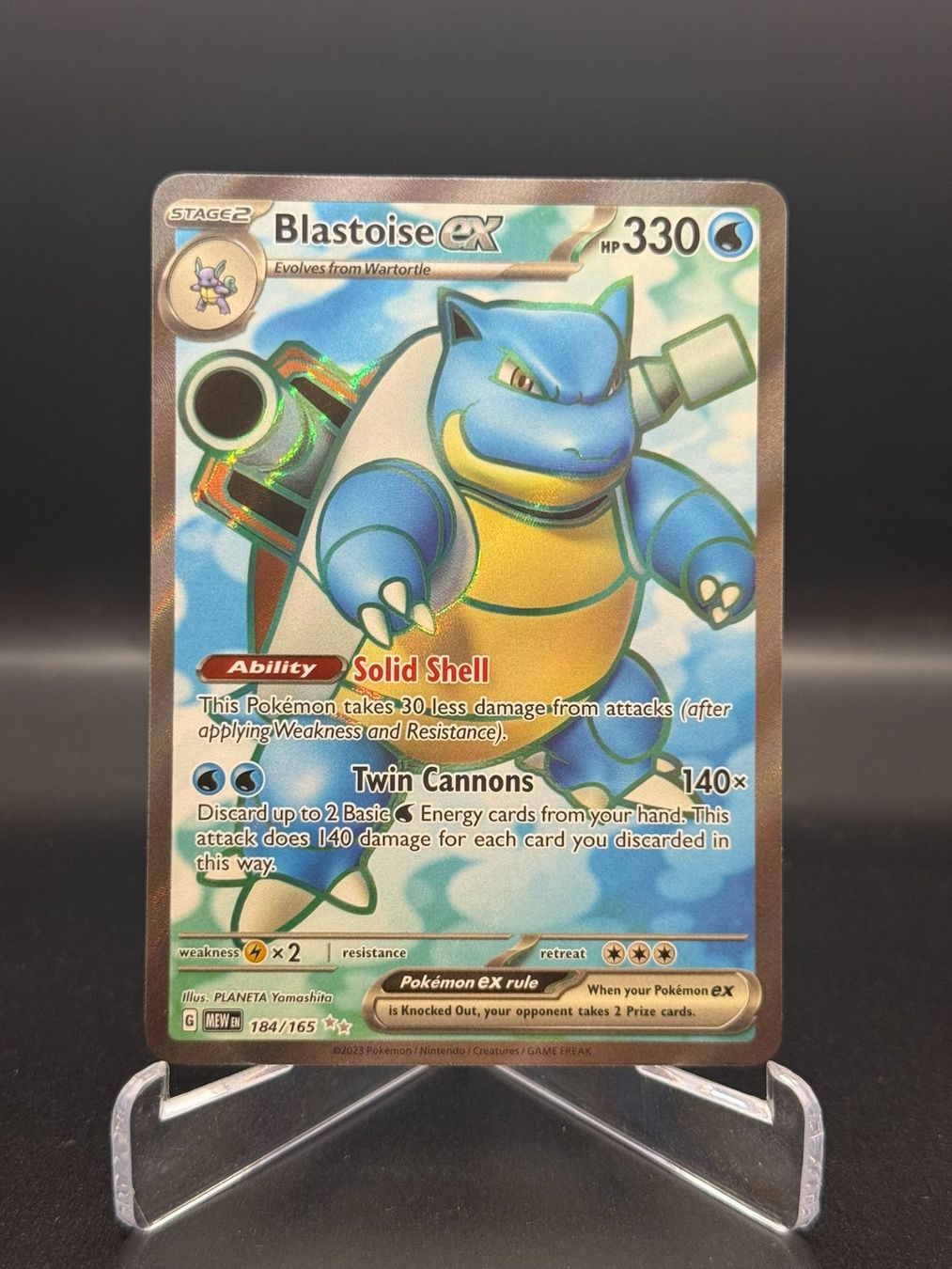 Pokémon Cartes à collectionner: Blastoise ex (MEW 184) – D'occasion à Birmensdorf ZH par SnorlaxMail