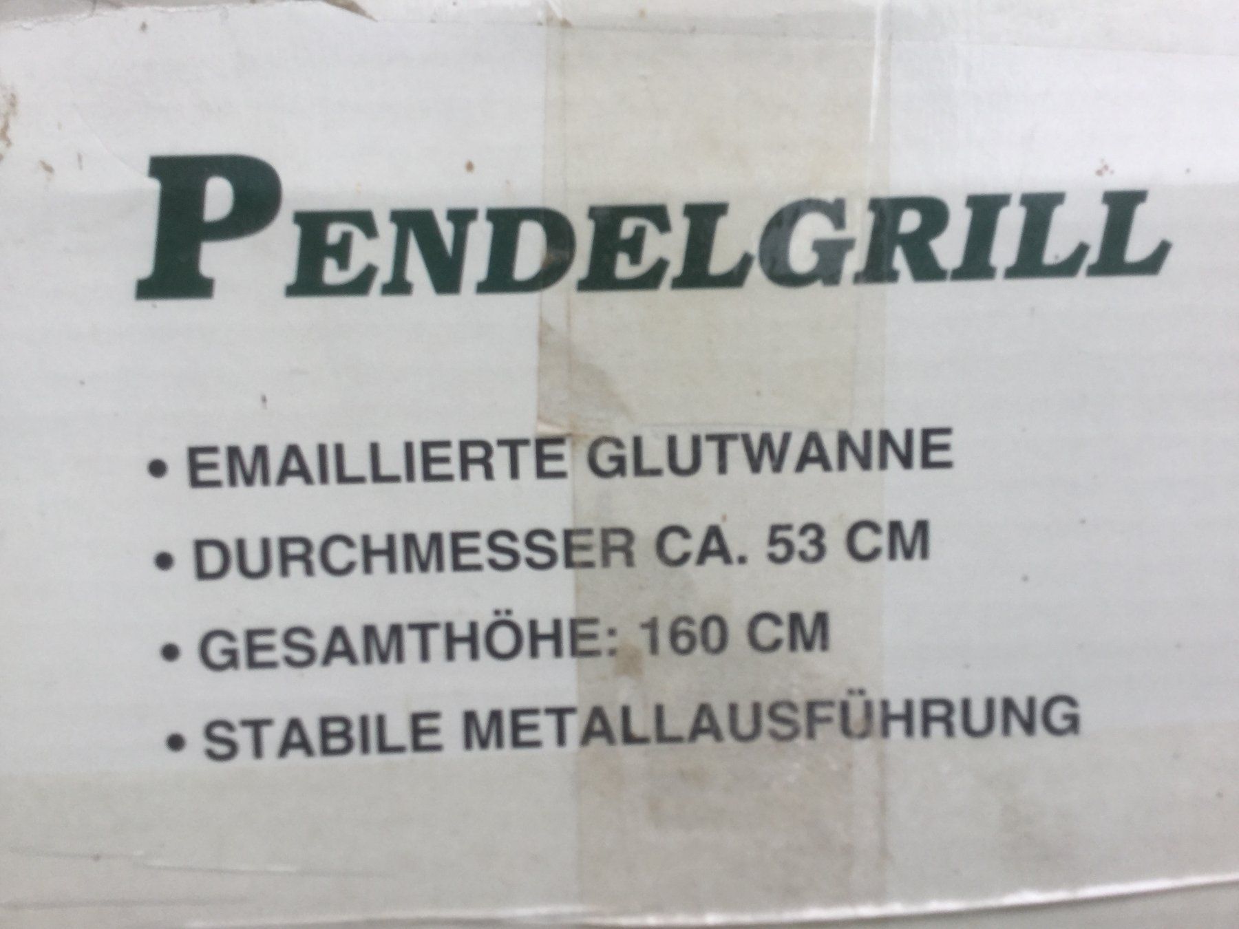 Griglie: Grill, Pendelgrill – Nuovo (secondo la descrizione) da Zeihen venduto da Anja1100 2