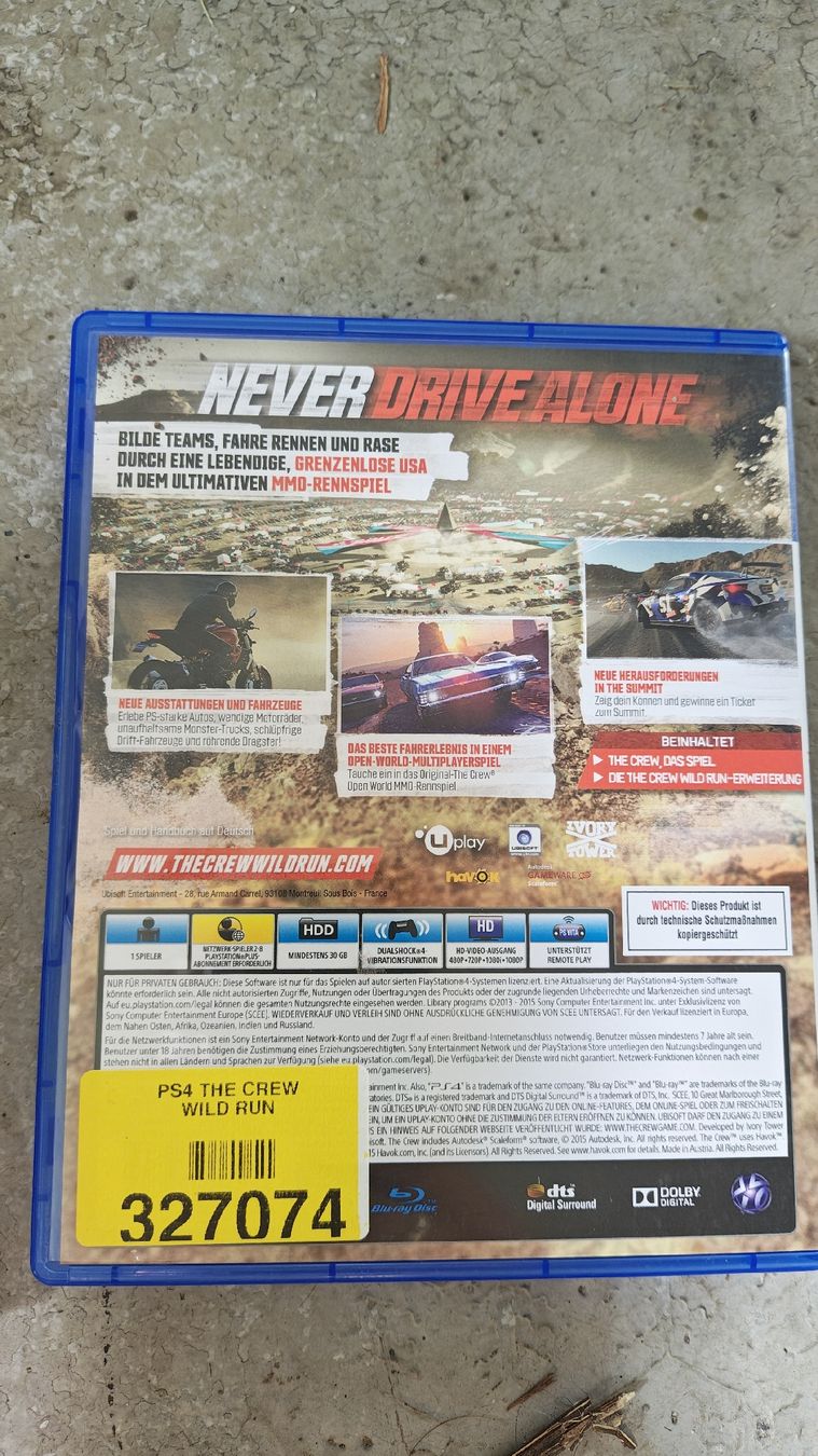 Giochi: The Crew Wild Run Edition PS4 – Usato da Montagnola venduto da mattbert86 1