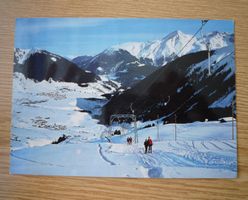 AK Skilift Milez mit Blick auf Rueras und Sedrun