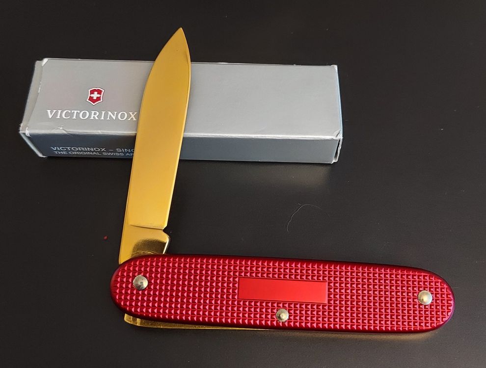 Victorinox Solo vergoldete Klinge | Kaufen auf Ricardo