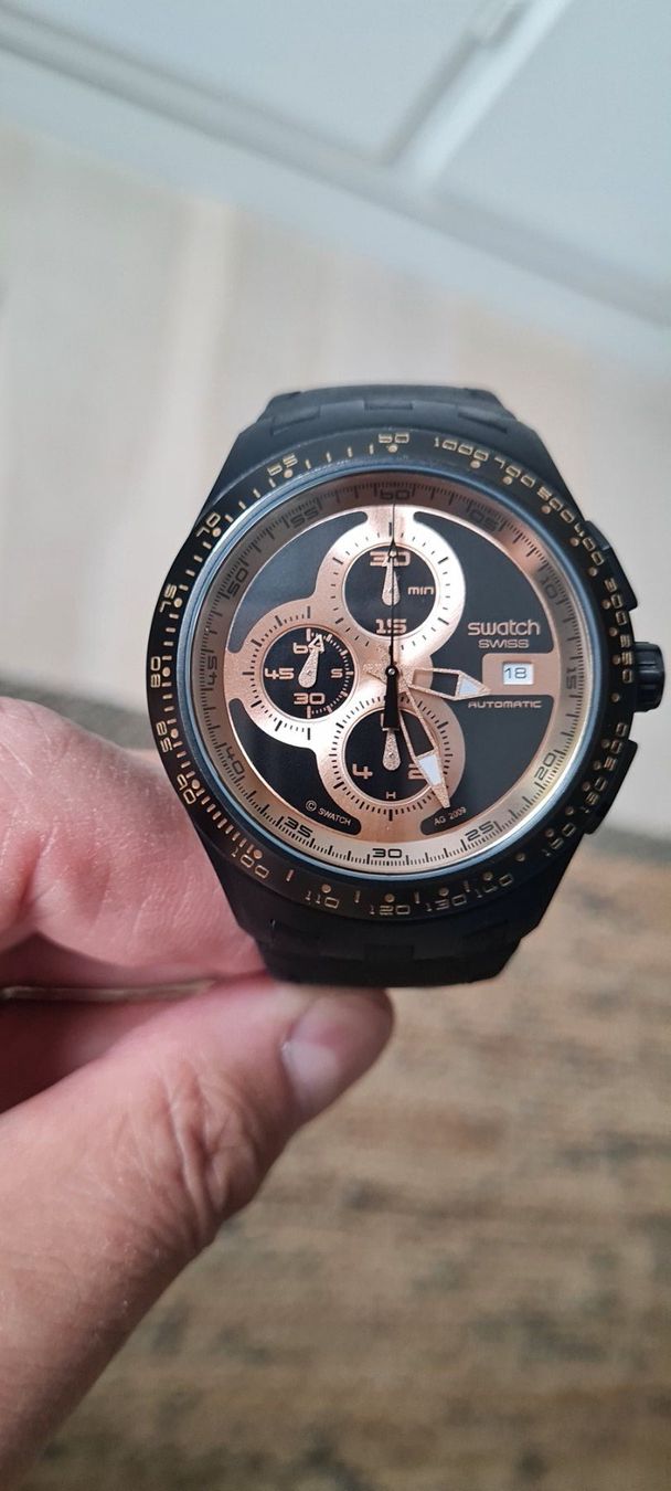 Swatch Orologi: Sammler!! Automatic Swatch Right Track Sunset 2010 – Usato da Aarberg venduto da 2nd_life_things 1