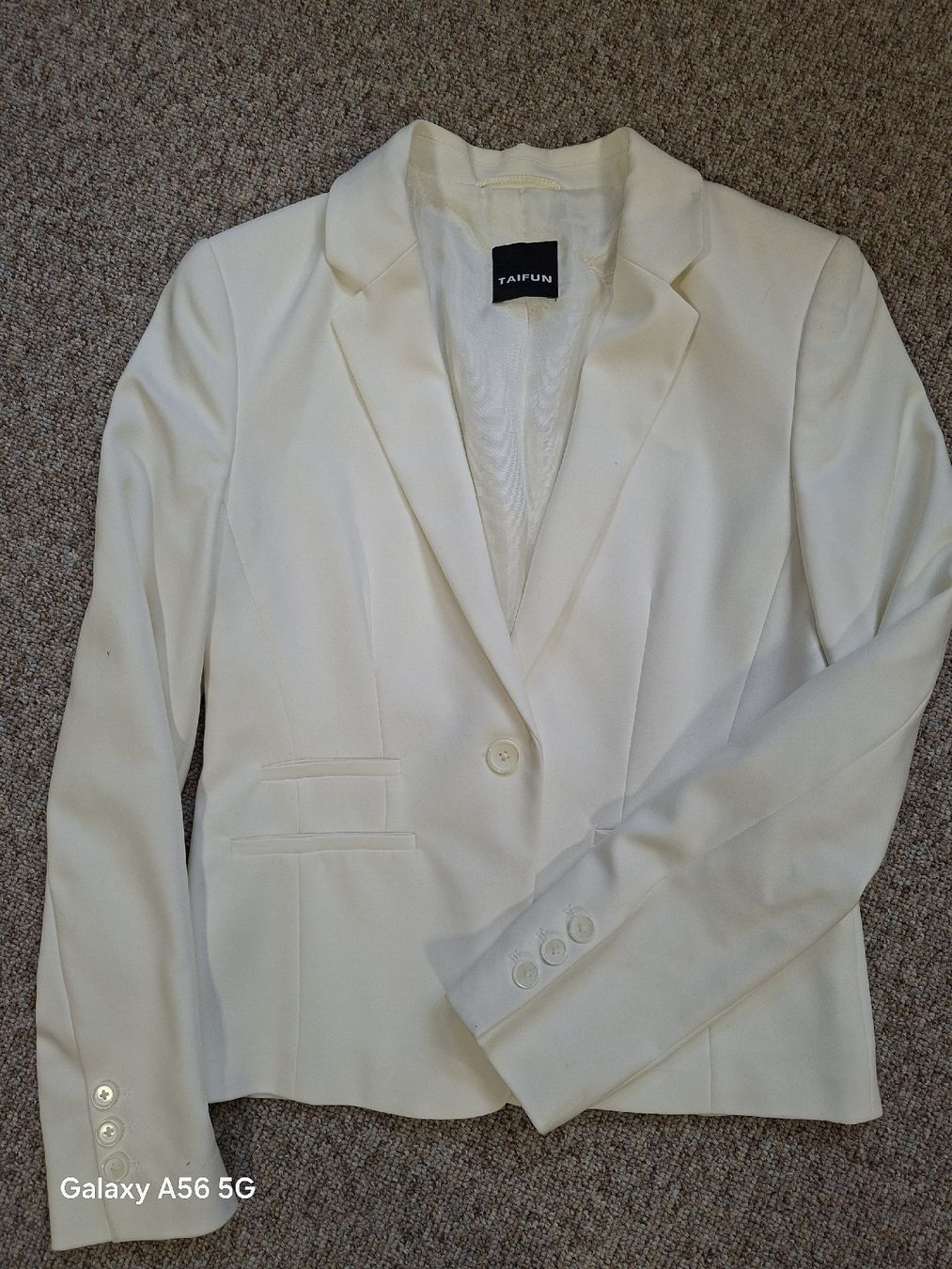 Taifun Jacken: Taifun Blazer weiss klassisch Gr.36 – Gebraucht aus Dübendorf von kayah33 2