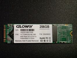 SSD GLOWAY YCT256GS3-M.2/80 SATA3 B+M KEY M.2 2280 (256GB)