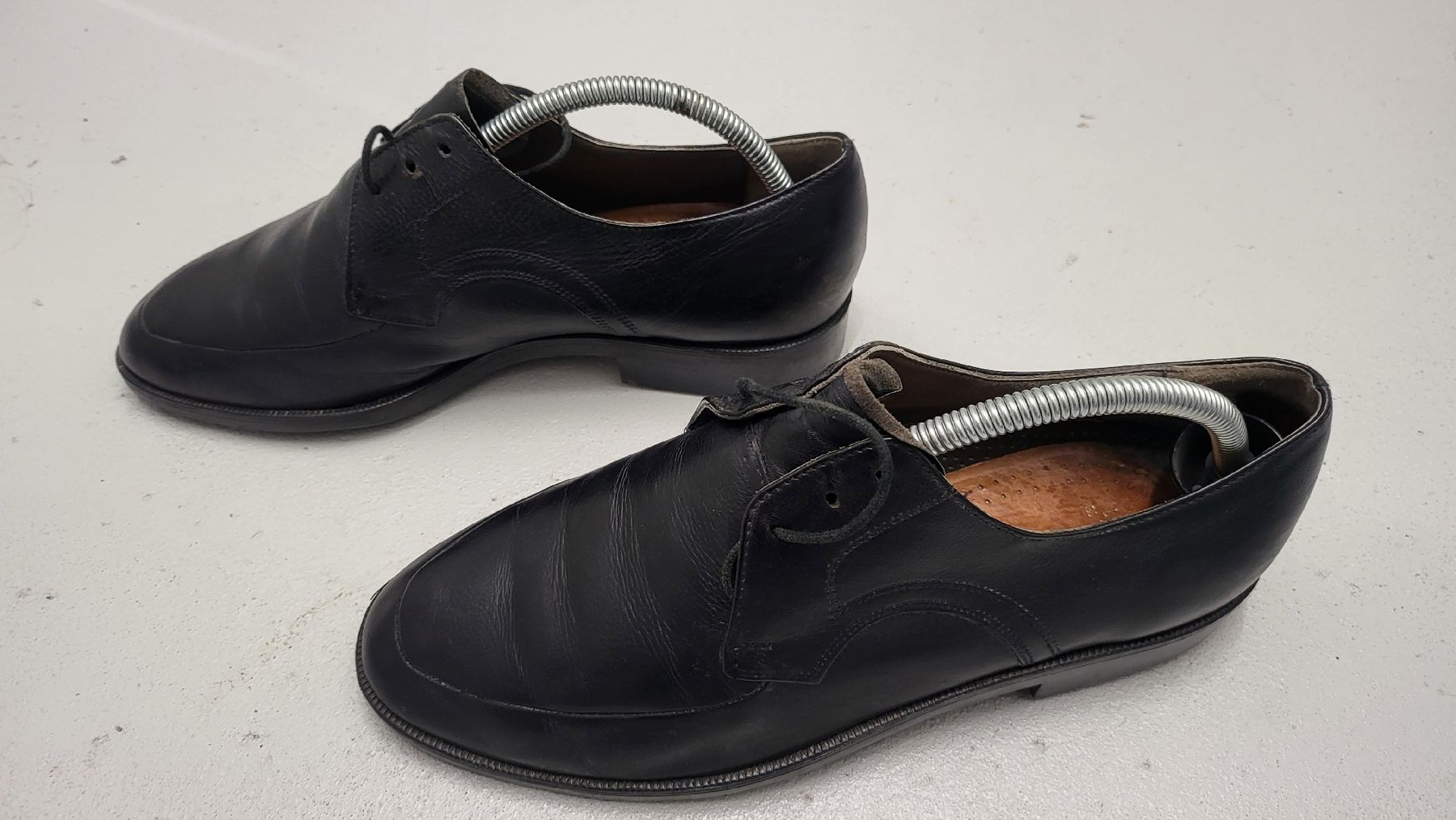 Scarpe da uomo: eleganter schw. Lederhalbschuh 7.5 – Usato da Horgen venduto da 2CH70 1
