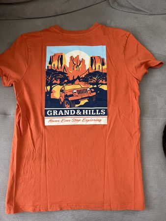 Grand & Hills Tshirt gr. S, 100% Baumwolle