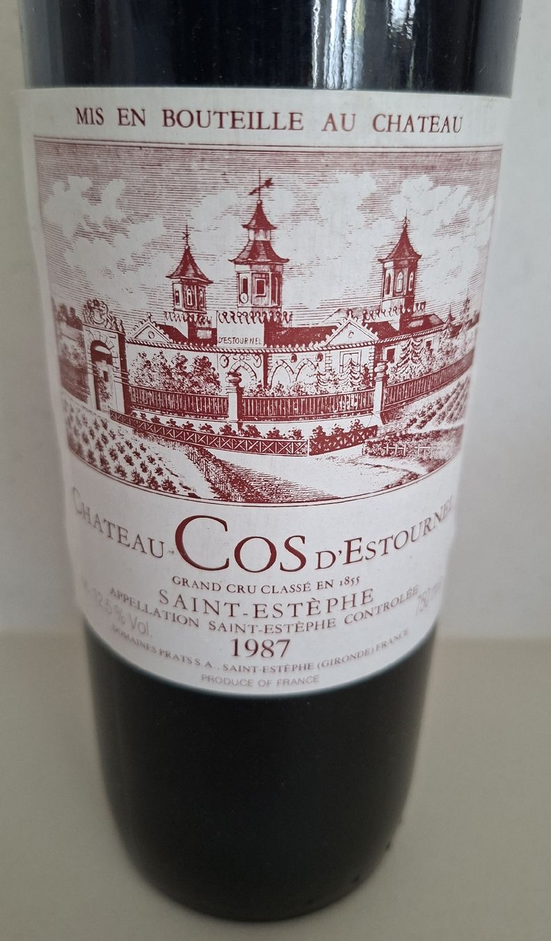 Wein: Cos d'Estournel 1987 75cl – Neu (gemäss Beschreibung) aus Schönried von Simplon1980 1