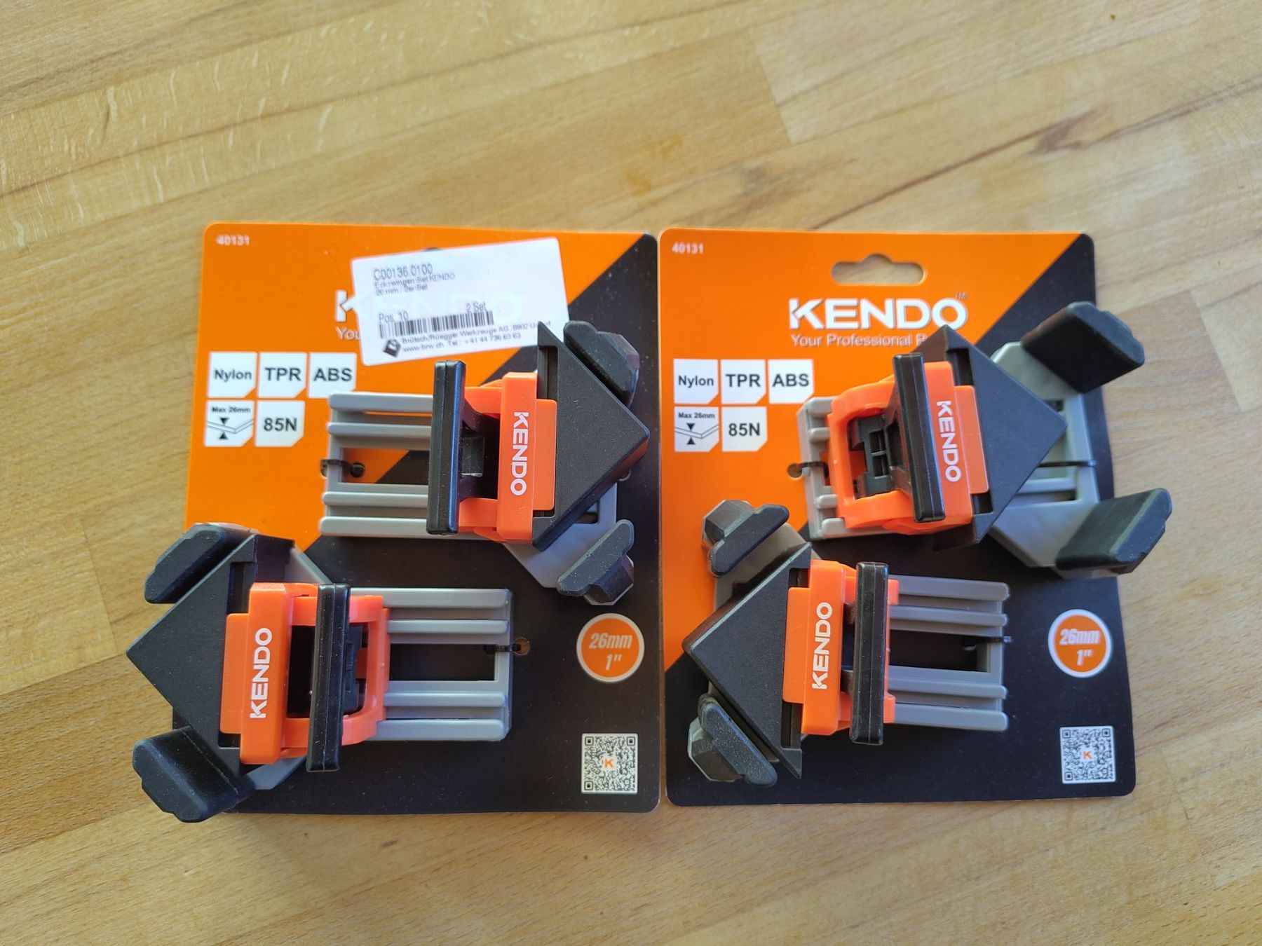 Alle Werkzeuge: Kendo Eckzwingen-Set – Neu und originalverpackt aus Cheyres von corinthiens.13 3