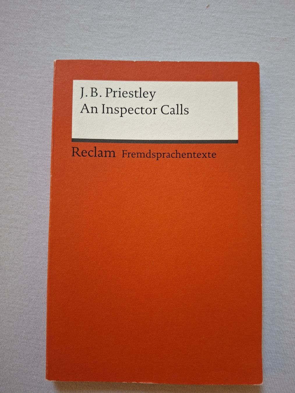 Libri: J.B. Priestley, An Inspector Calls - Reclam – Nuovo (secondo la descrizione) da Nürensdorf venduto da bla_h6jn