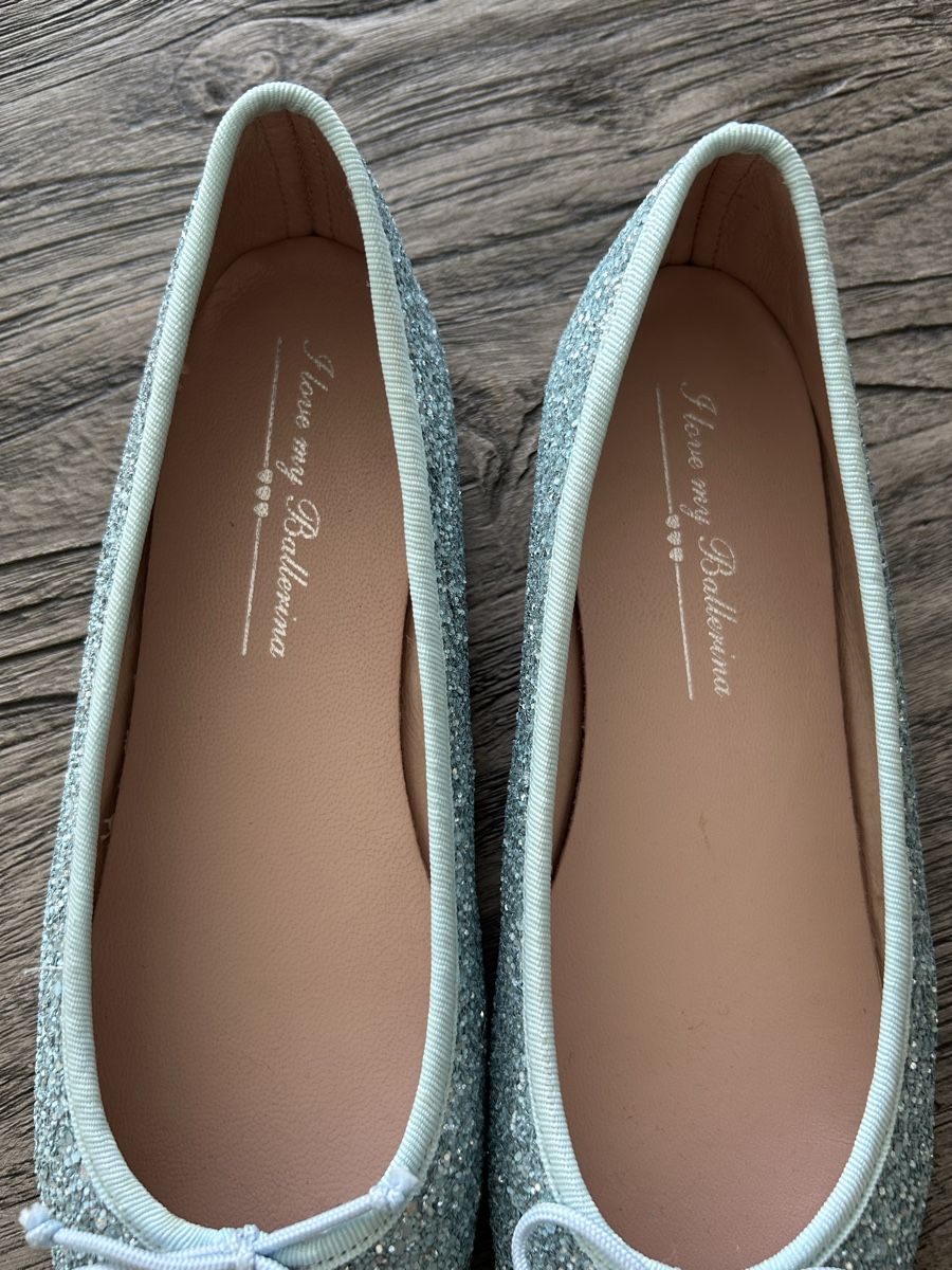 Scarpe da donna: Hellblaue Ballerinas mit Glitzer, 39 – Usato da Walchwil venduto da lil_6t8v 2