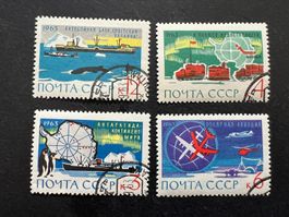 1963 Russia USSR Aeroflot Russian air carrier  gest. (E111)