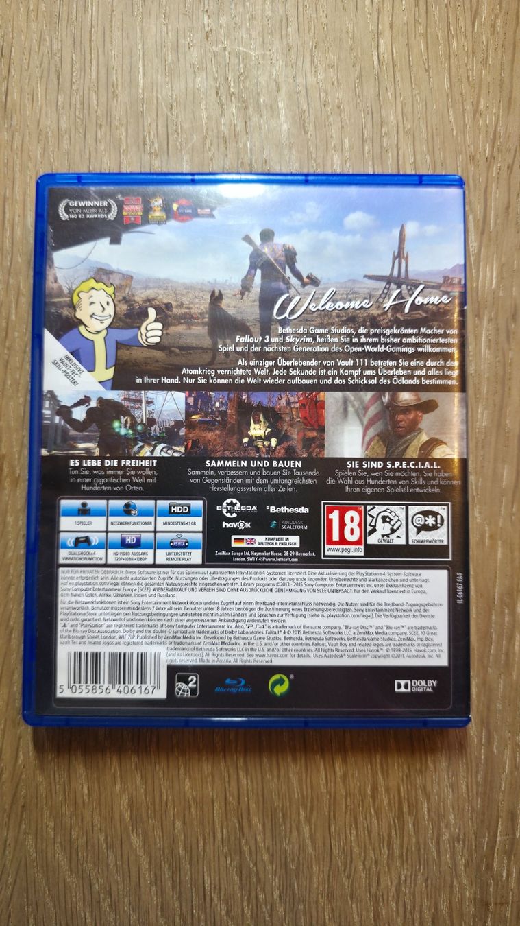 Sony Giochi: PS4, Game, PlayStation, Fallout 4, OVP – Usato da Sirnach venduto da TheMrFreeman 1