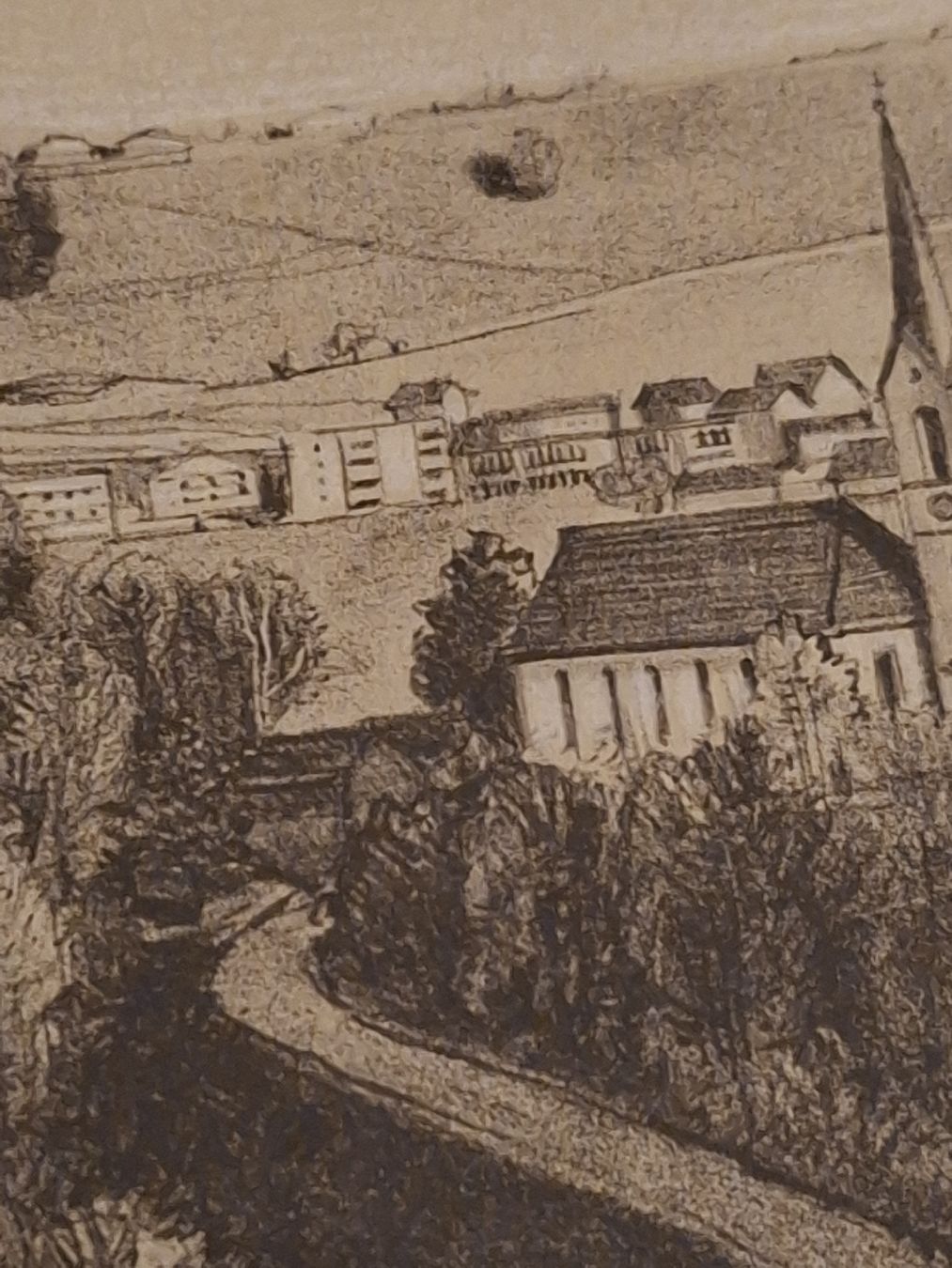 Arts picturaux & lithographies: Orginallithographie Lütisburg H.R.Schmid 83 – D'occasion à Ganterschwil par HeidiuPeter 3