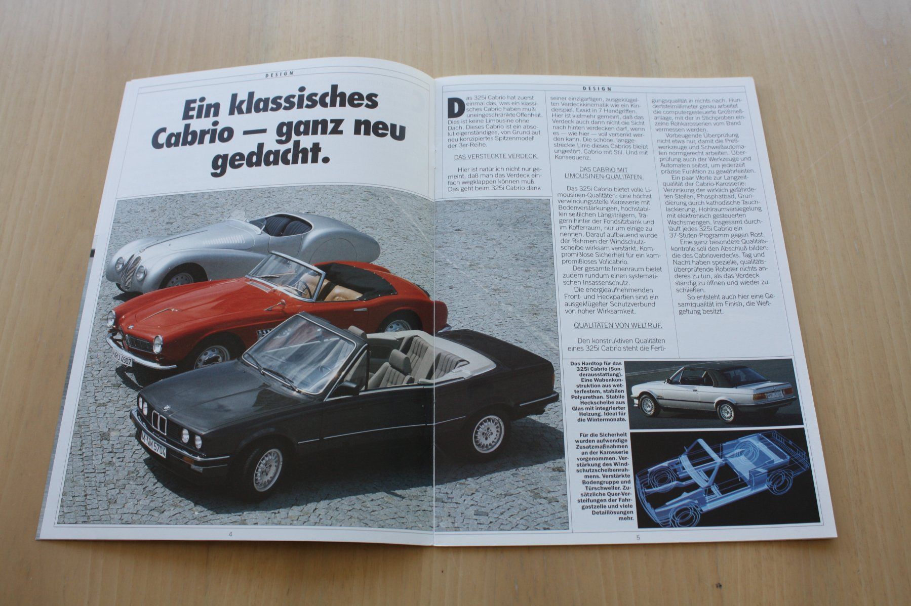 BMW Dokumente: BMW 325i Cabrio Prospekt 1987 – Gebraucht aus Wikon von erwin400 2