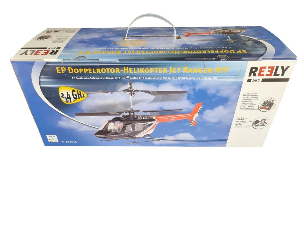 Reely Modellismo RC: REELY SKY Jet Ranger Doppelrotor-Helikopter – Usato da Wangen b. Olten venduto da Restwert_Wangen 4