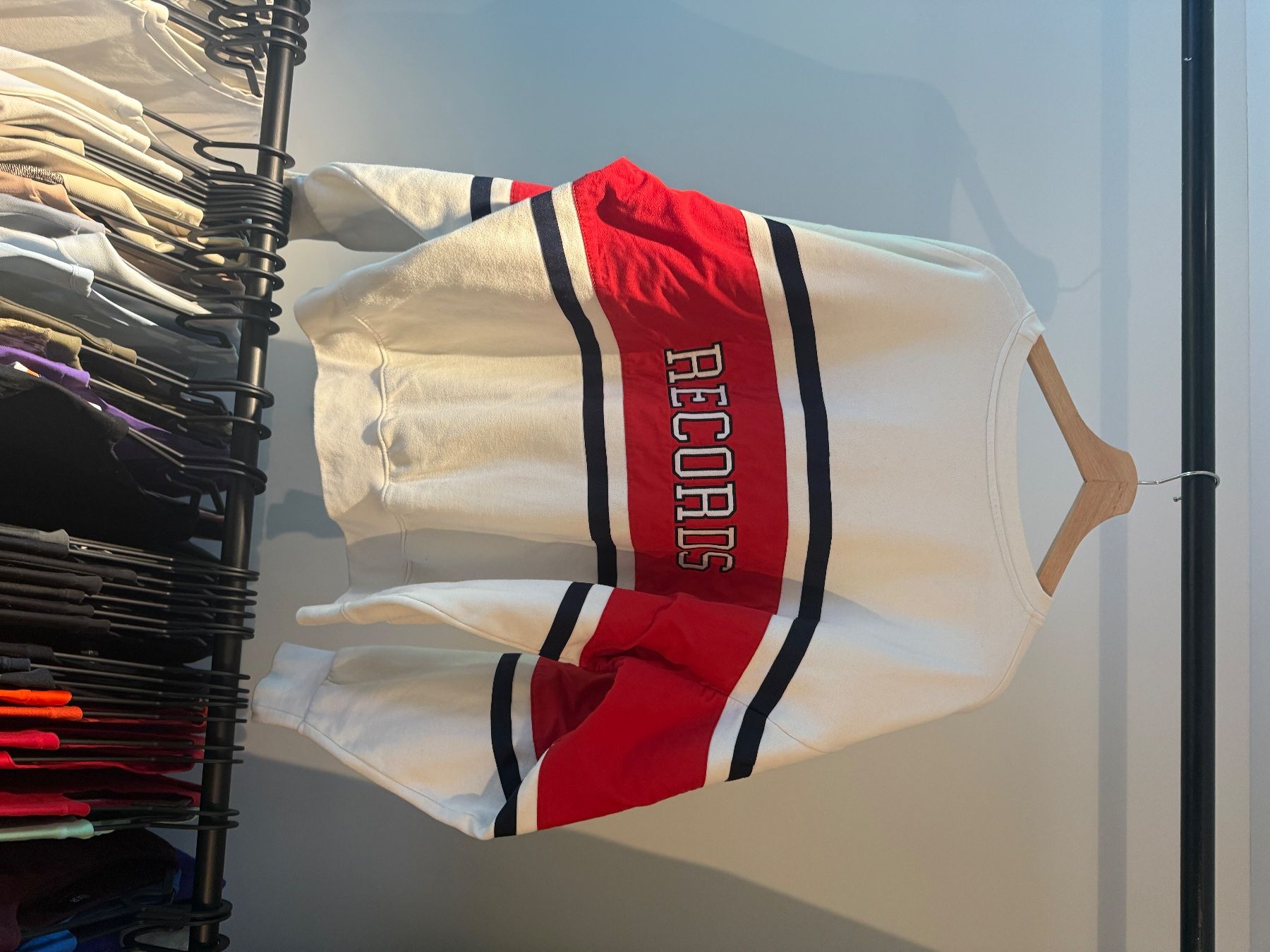 Pulls & Sweat-shirts: Pullover COMIN TRU weiss rot blau Herren Grösse L – D'occasion à Meilen par MiasanMia25 1