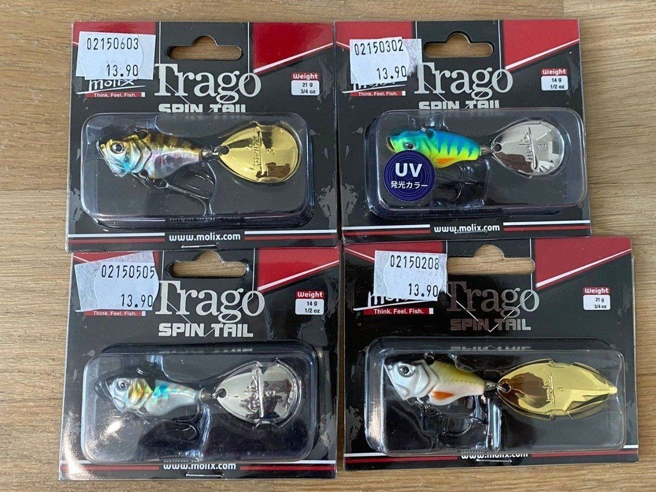 Esche: Molix Trago Jig Spinner Set 14-21 gr - Set #9 – Nuovo e nell'imballaggio originale da Widnau venduto da Fishingtackle_Oggy