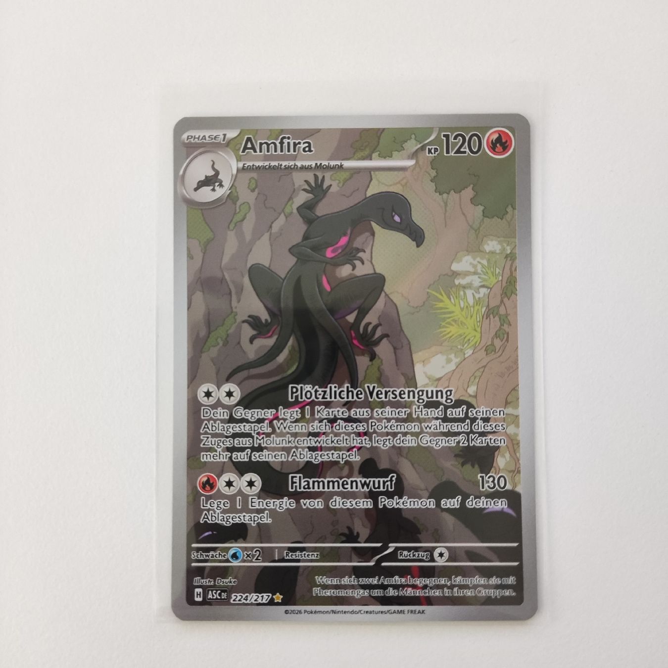 Pokémon Carte collezionabili: Salazzle 224/217 / Amfira DE – Nuovo (secondo la descrizione) da Wilen b. Wollerau venduto da ATS90