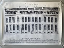 Karen Kilimnik vintage art poster, San Francisco Fair