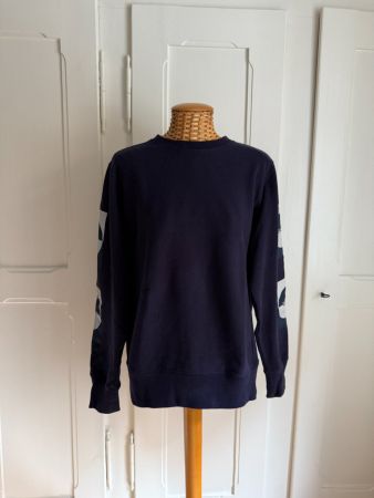ATHENEUM - Sweatshirt dunkelblau m. Rückenprint S