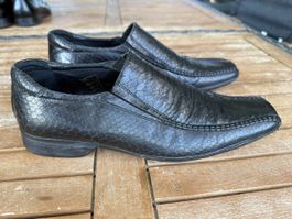 Herren Schuhe Roberto Santi schwarz Leder Grösse 42