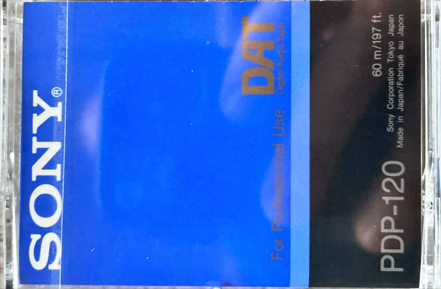 Kompaktkassetten: Sony DAT PDP 120 – Neu und originalverpackt aus Lachen SZ von philst