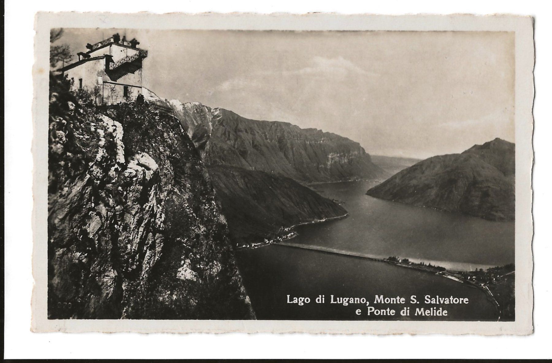 Ansichtskarten: AK 1931 Lugano, Monte S. Salvatore – Gebraucht aus Greifensee von 315WDO