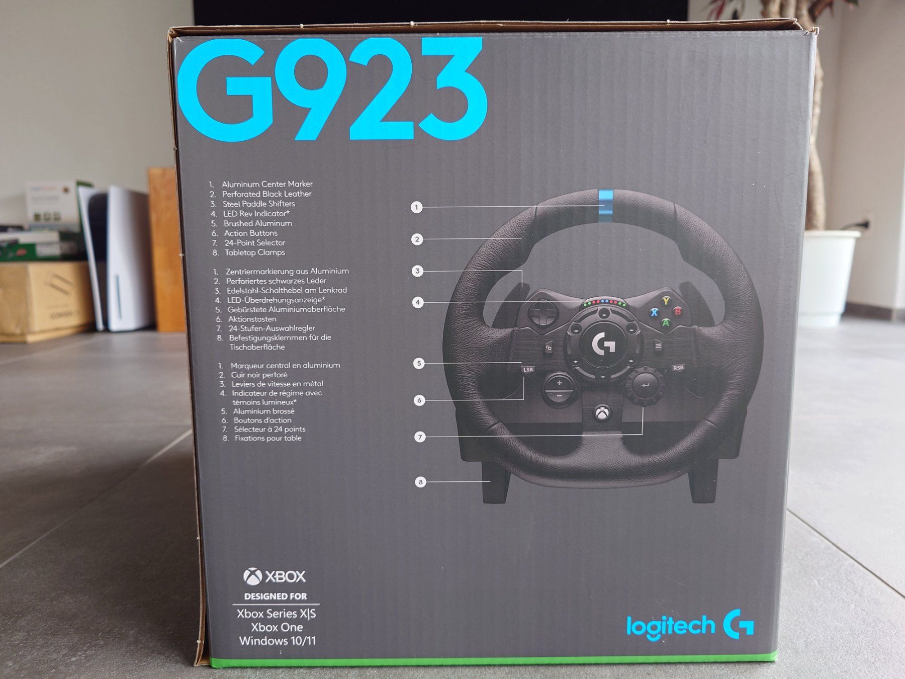 Logitech Controller: PC-Lenkrad + Pedale Logitech G923 – Usato da Bubendorf venduto da tob_w8qz 4