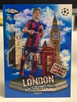 Gavi 2023-24 Topps Chrome UCC London Calling Blue /75
