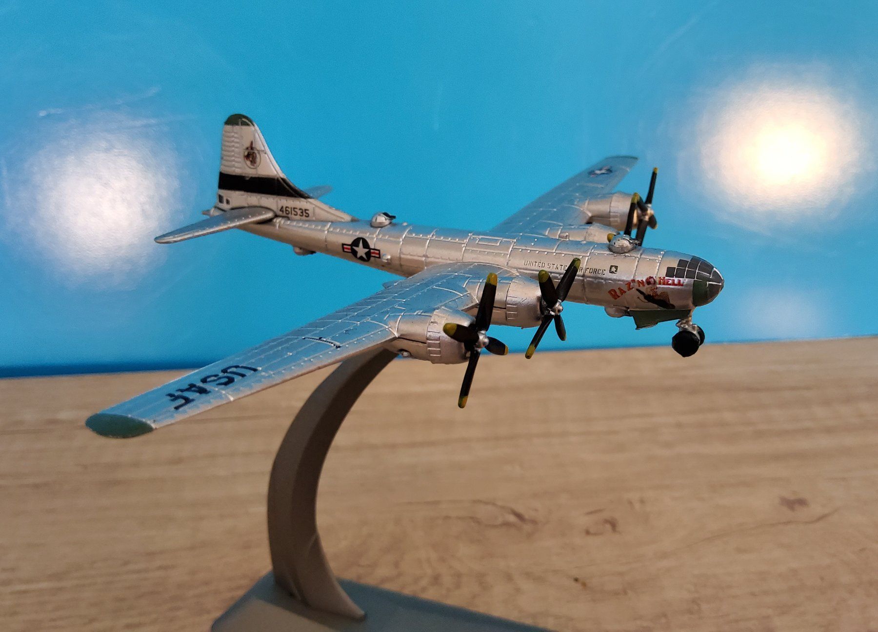 Kit di modellismo & Modellini statici: Modellflugzeug "Superfortress B-29" 1:300 – Nuovo (secondo la descrizione) da Grüningen venduto da VENOM59 4