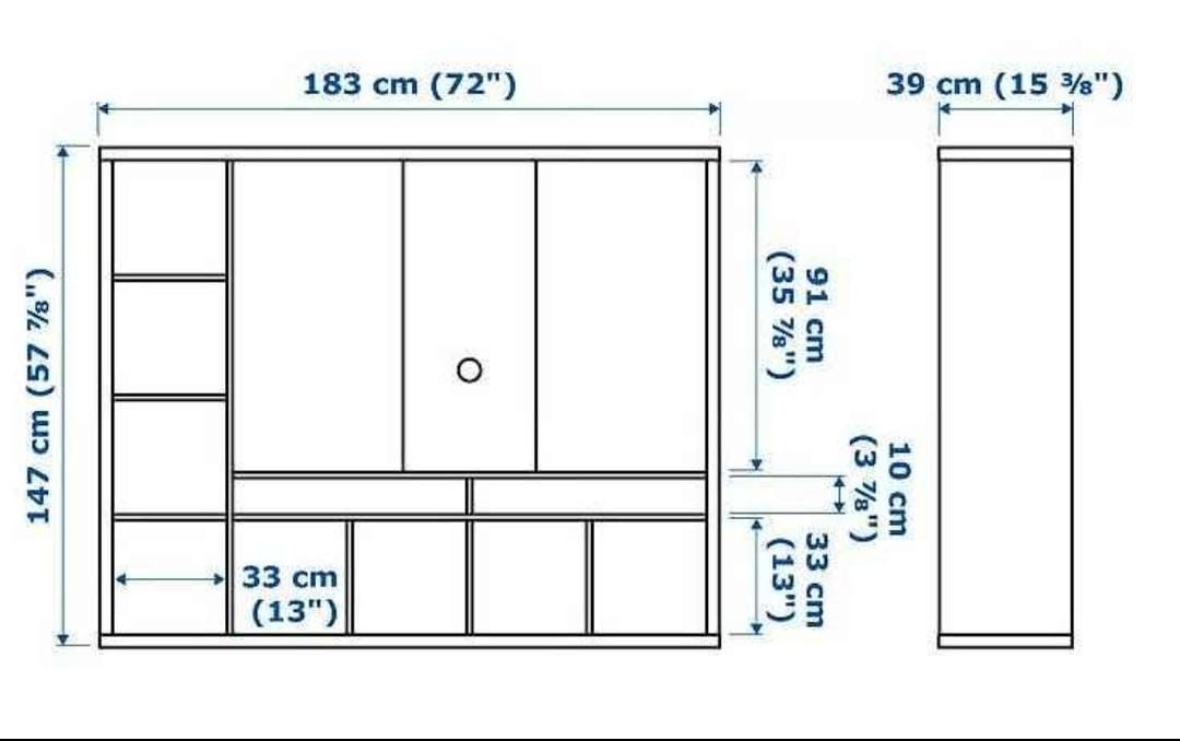 Ikea Mobili TV: TV Wohnwand / Tv Möbel – Usato da Unterterzen venduto da bac_5rn2