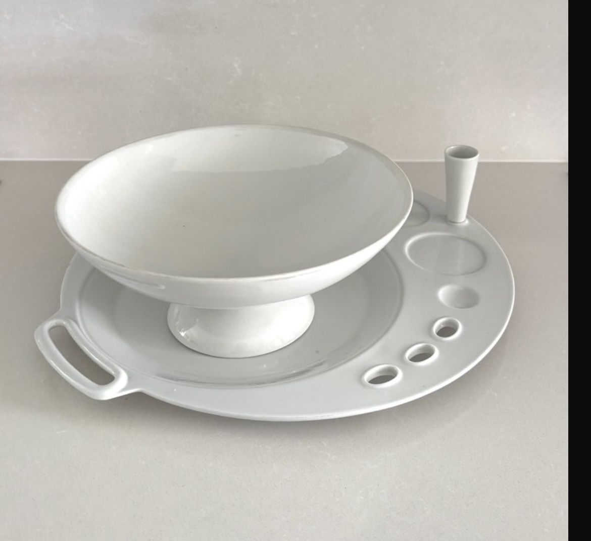 Piatti di portata: DESIGN-Massimo Morozzi Servierplatte von 1987, 2er Set – Usato da Galgenen venduto da camoli65 2