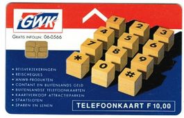 Telefonkarte Niederlande CRD-089 GWK