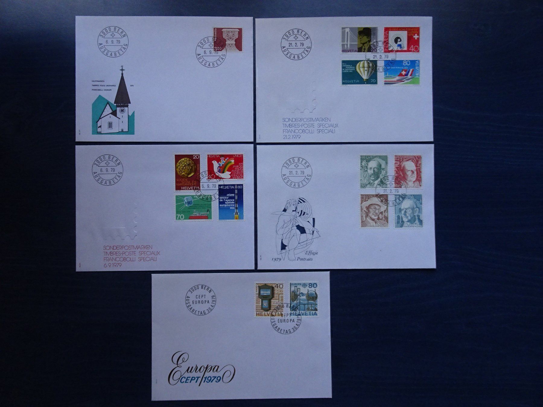 Alle Briefmarken: FDC 1979 – Neu (gemäss Beschreibung) aus Aadorf von Chnorli-Furz
