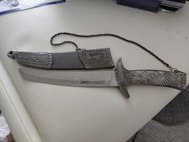 Vintage Messer mit Scheide, Sammlerstück! nicht scharf