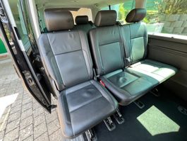 Sitze VW T6 Caravelle Highline LEDER schwarz-Isofix wie neu!