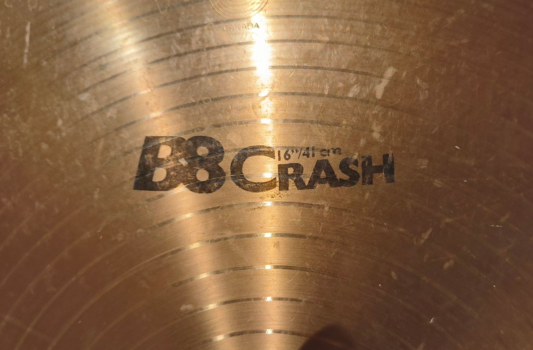 Sabian Strumenti musicali: Sabian Crash B8 16" – Usato da Brenzikofen venduto da Dmaegli 2