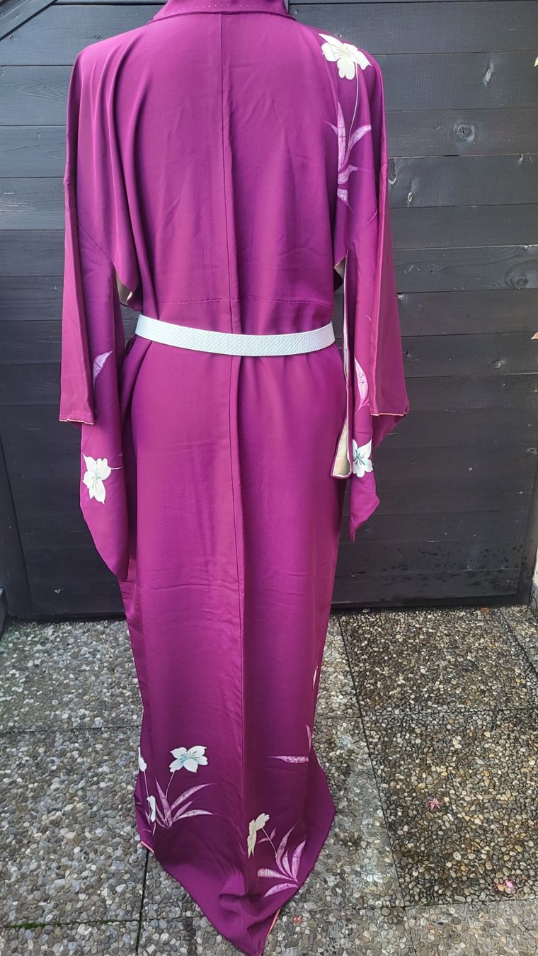 Kimono: Kimono japonais violet – Nuovo (secondo la descrizione) da Fribourg venduto da VictoriaShop7 2