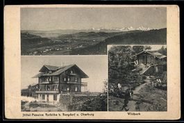 AK Burgdorf b. Oberburg, Hotel Pension Rothöhe, Wildpark