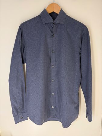 Z Zegna Herrenhemd Gr. S - 100% Baumwolle