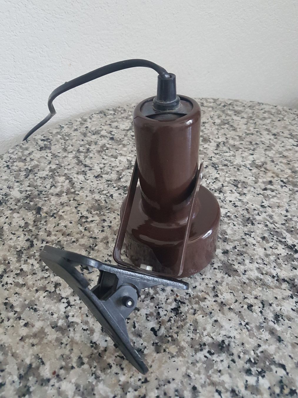 Lampen: Spot Lampe Klemmlampe 70er Braun – Gebraucht aus Wallisellen von Swissline11 2