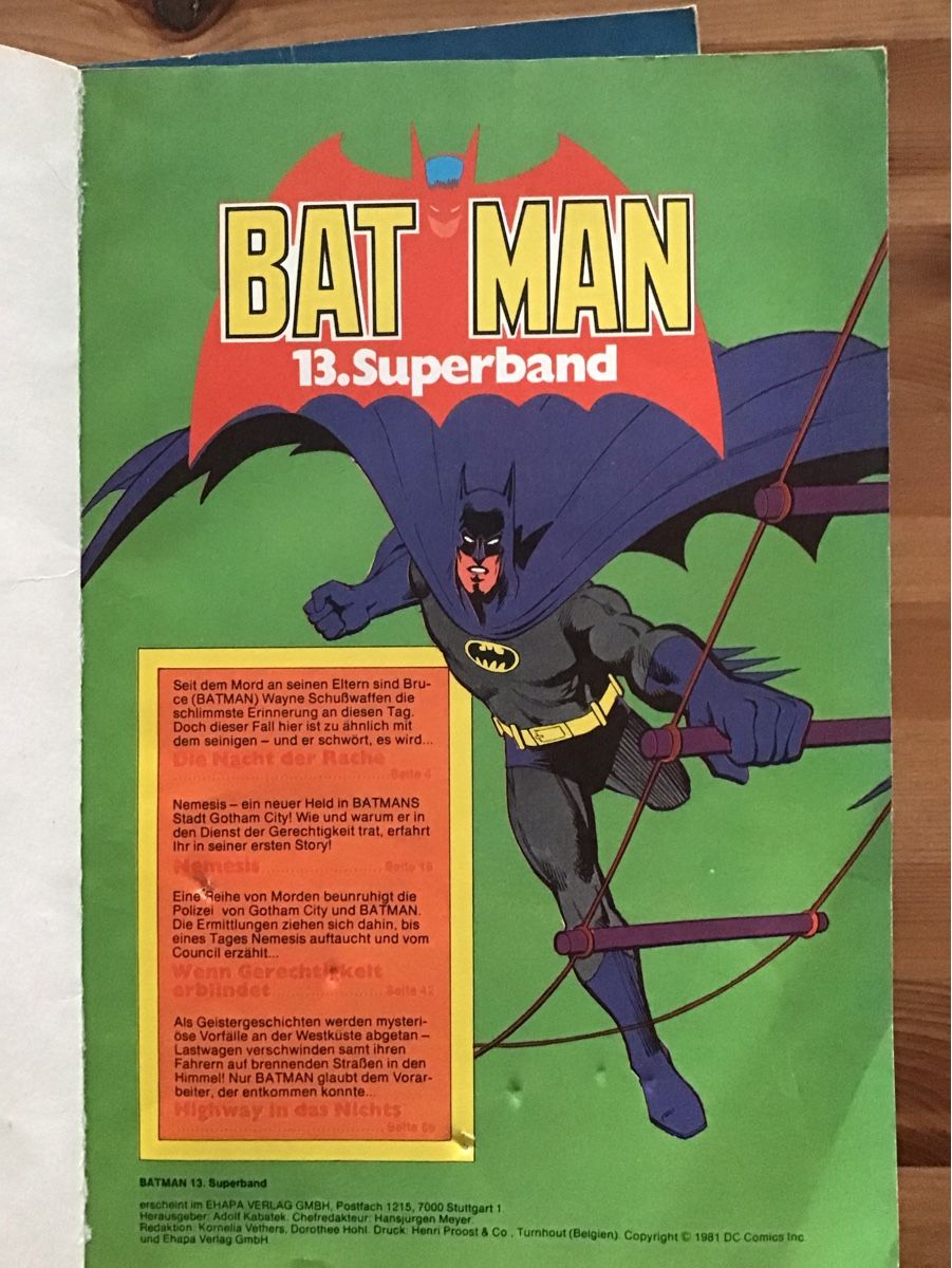 Fumetti: Batman superband 13 – Usato da Bettwiesen venduto da Jumpingfox 3