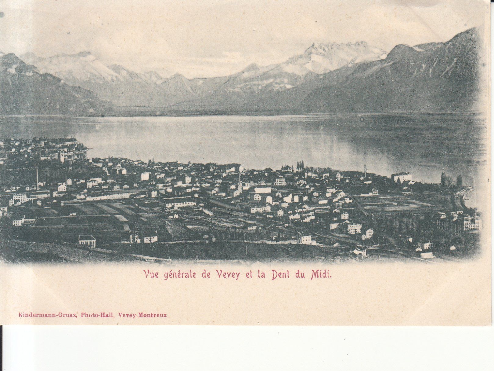 Cartoline postali: Vevey ca. 1910 – Usato da Bürglen TG venduto da StampGraf