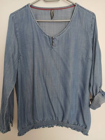 Jeansbluse